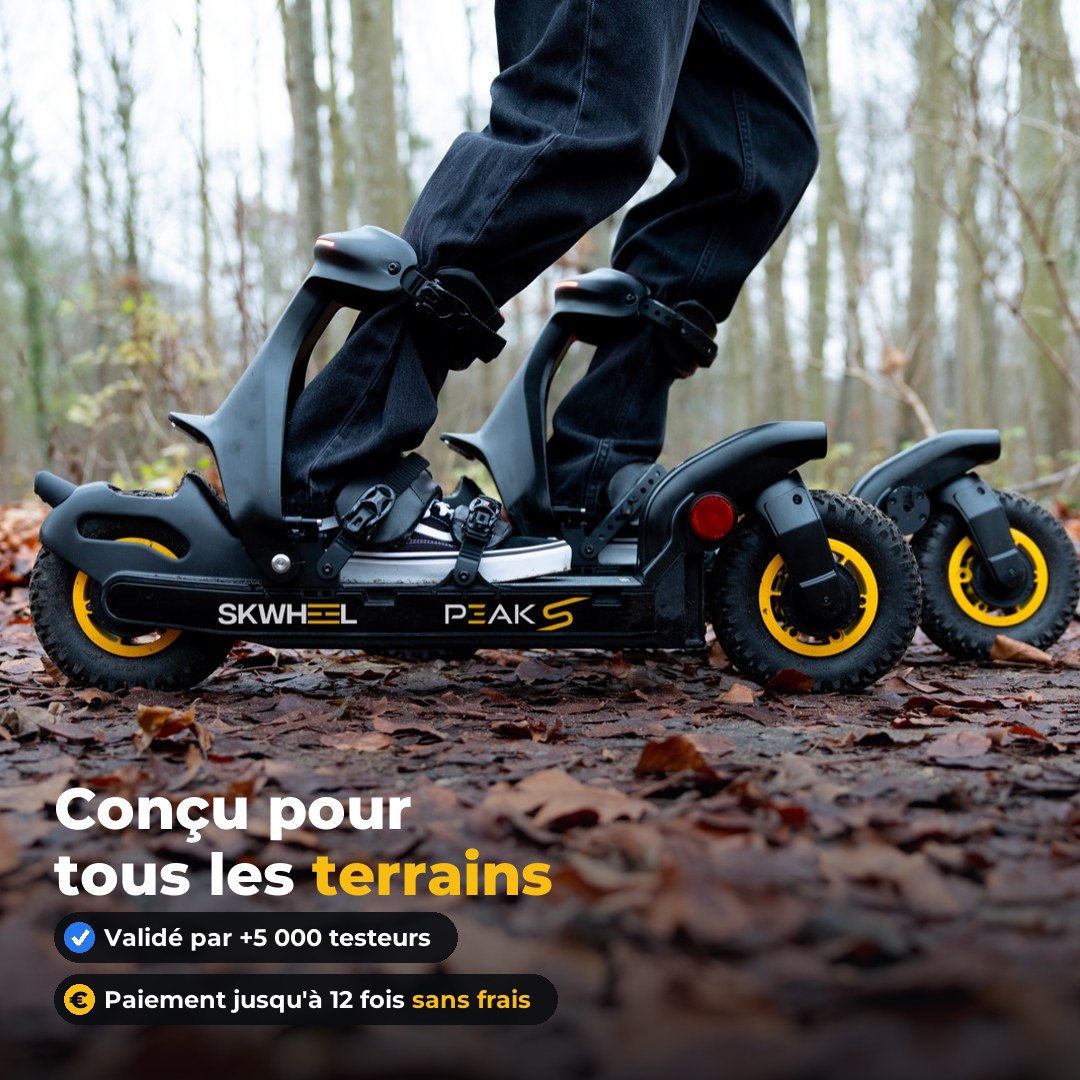 PEAK S, les premiers skis électriques au monde